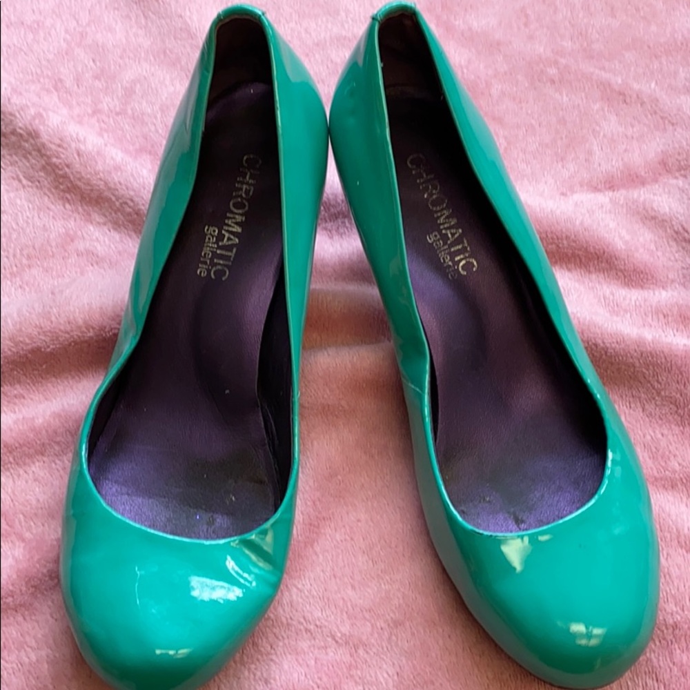 Green heels